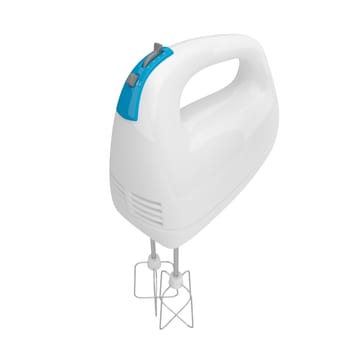 Hand mixer isolated on white background