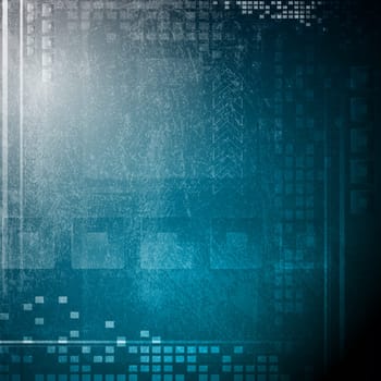 Dark blue tech background. Vector design eps 10