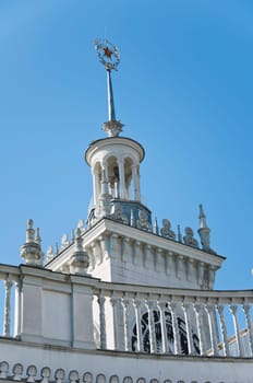 The railway station in Sochi. The architectural monument built 50 years