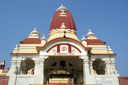 Lakshminarayana Temple, also known as Birla Mandir, in Delhi, India, Asia
