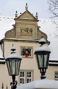 Alverdissen Castle in winter