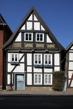 Small half-timbered house in Lemgo