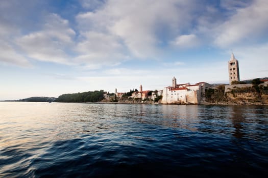 A fortified town - the coast of Rab, Croatia
