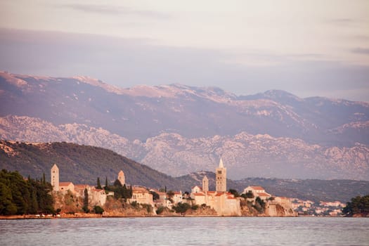 A nature landscape of Rab, Croatia