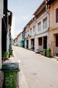 A back alley in china town, singapore