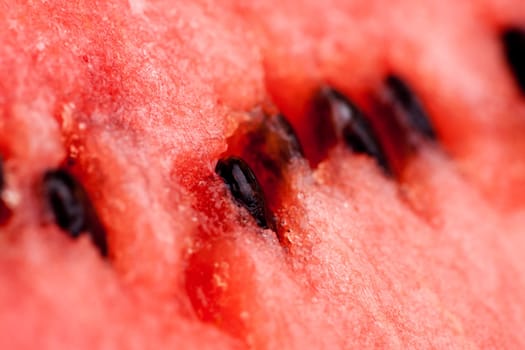 A ripe watermelon fruit background detail