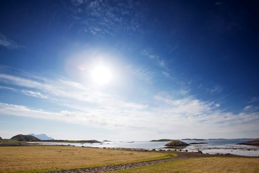 A coastal landscape in northern Norway