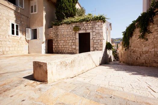 An old area of town, Rab, Croatia