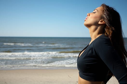20-25 years old Beautiful Woman on the beach