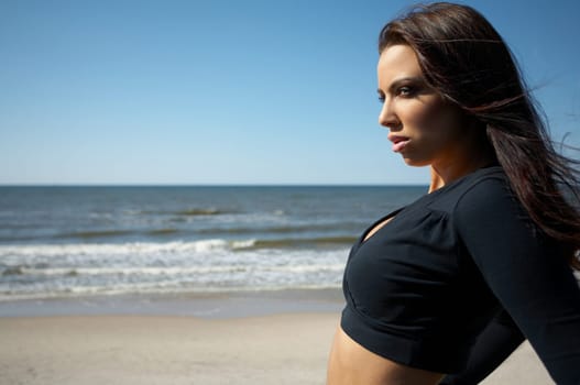 20-25 years old Beautiful Woman on the beach
