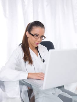 20-25 years old beautiful female doctor