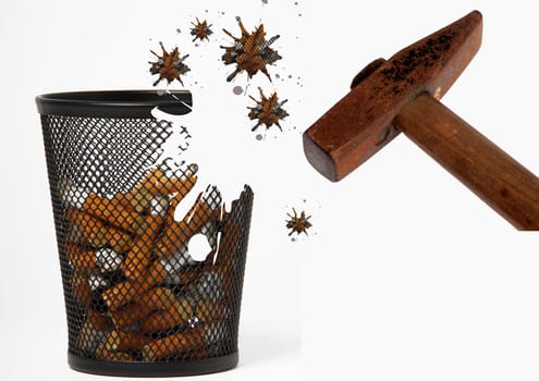basket full of cigarette