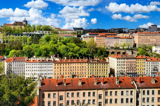 part of the city of Lyon, France