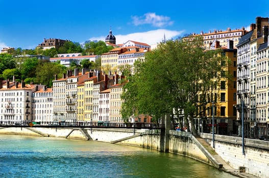 part of the city of Lyon, France