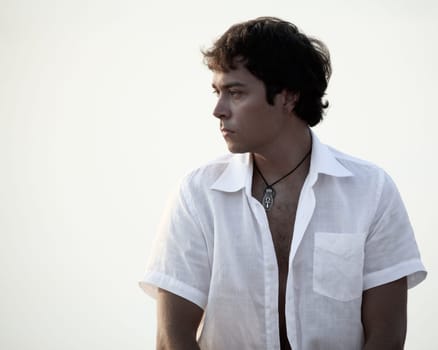 fashion style portrait of a handsome men