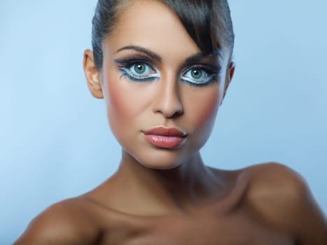 Beautiful blond woman