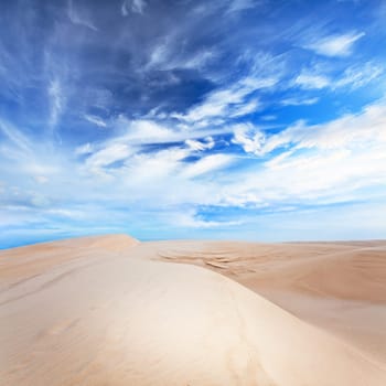 Sandy desert