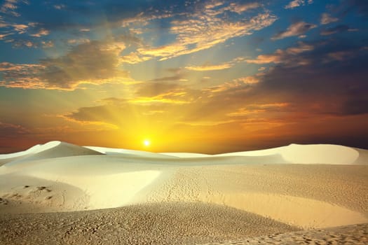 Sandy desert