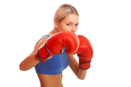 Young beautiful woman during fitness time and exercising