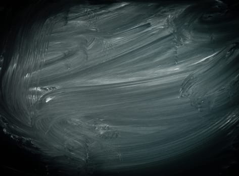Chalkboard writing wiped off and ready for new information or formulas