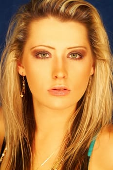 Portrait of beautiful young sexy woman