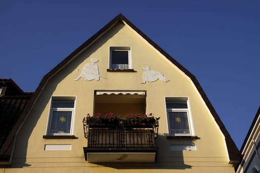 Detail of the house in Bad Pyrmont