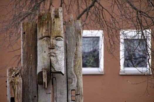 Balkenmann by Ulrike Enders in Hamelin