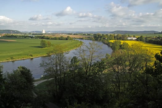 View of Grohnde from the Ohrberg