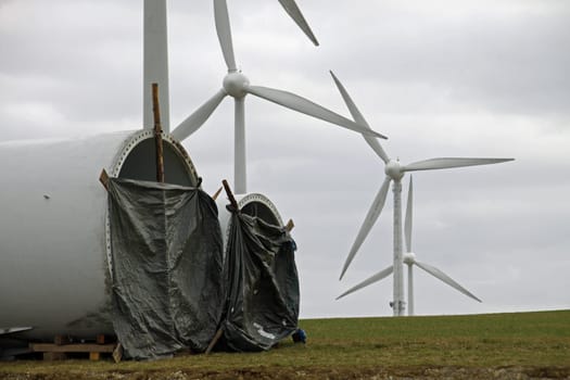 Wind turbine dismantling Saalberg (Alverdissen)