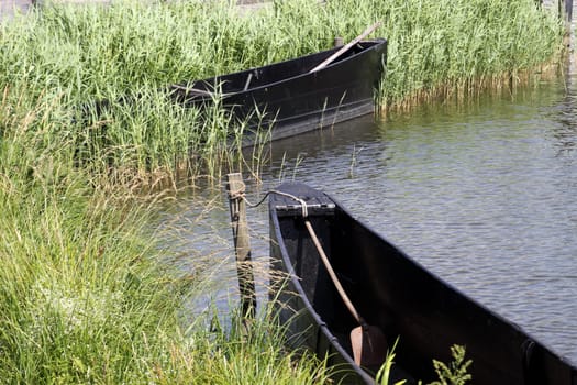 Old fishing boats in Steinhude