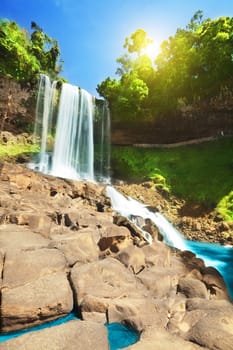 Dambri waterfall in central highland of Vietnam
