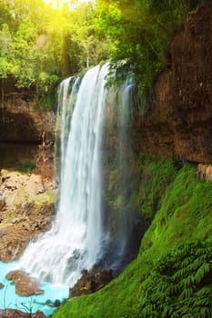 Dambri waterfall in central highland of Vietnam