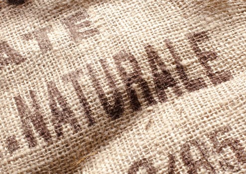 Natural printed on a coffee bag. For your own ideas