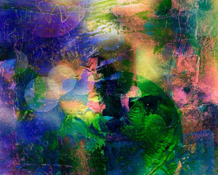 Abstract Art - Hand Painted Canvas