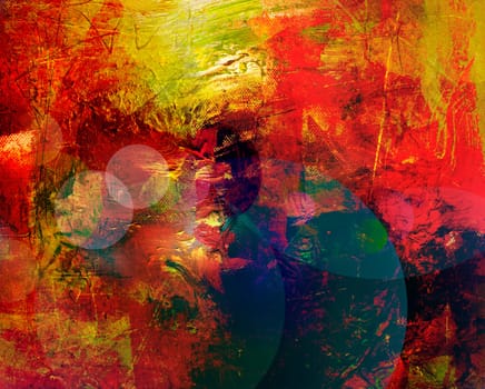 Abstract Art - Hand Painted Canvas