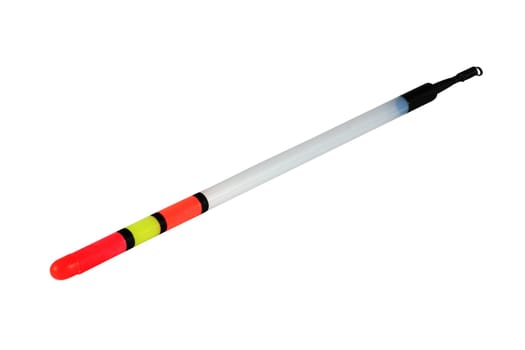 buoy to fish hollow pencil-shaped cut out and isolated