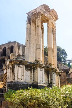 Circular Temple of Vesta in the Roman Forum