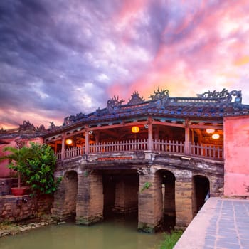 Japanese Bridge in Hoi An. Vietnam