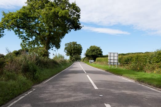 traveling on the roads of Cornwall