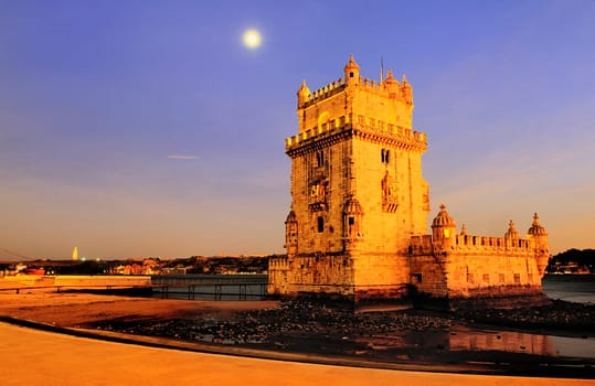 Belem tower in Lisbone city, Portugal