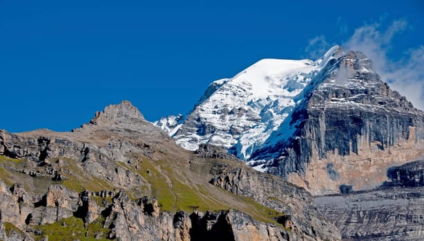 Silberhorn from the point of view of Mürren