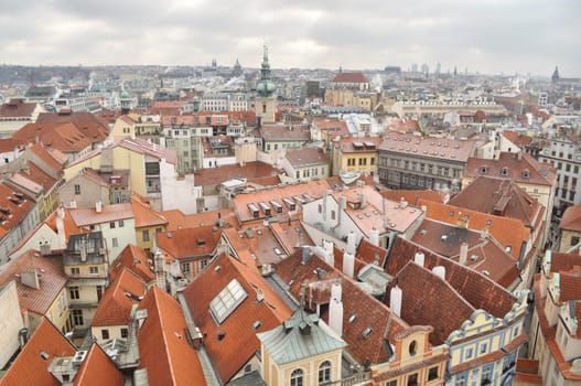 Old town in Prague in Czech Republic