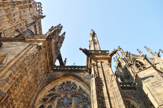 Saint Vitus&#039  Cathedral  is as a Roman Catholic cathedral in Prague