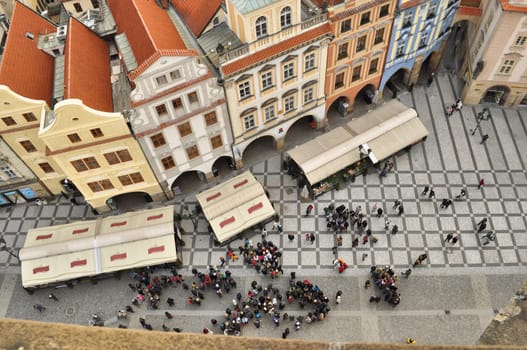 Old town in Prague in Czech Republic