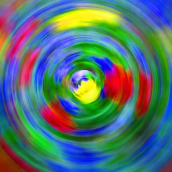 Abstract Colored Round Background Square
