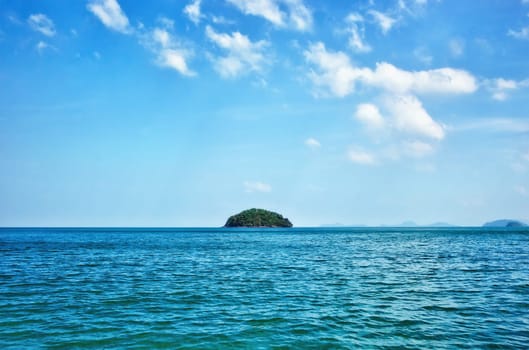 beautiful desert tropical island in the andaman sea