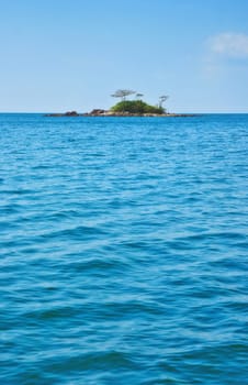 beautiful desert tropical island in the andaman sea