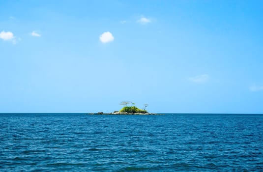 beautiful desert tropical island in the andaman sea