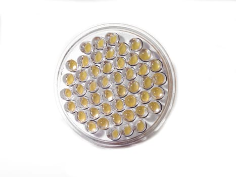 LED bulb on a white background