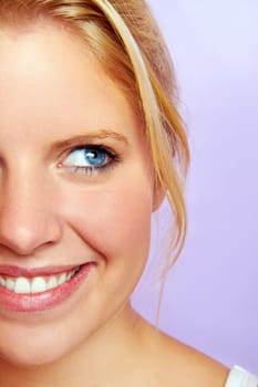 Portrait of a pretty young woman